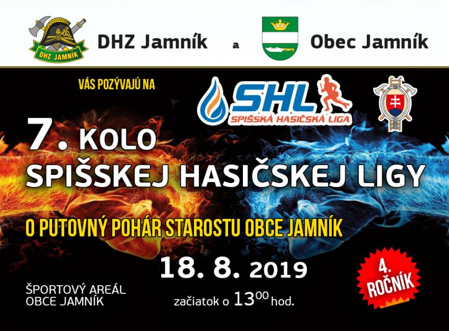 Súťaž DHZ o pohár starostu obce Jamník | 18.8.2019